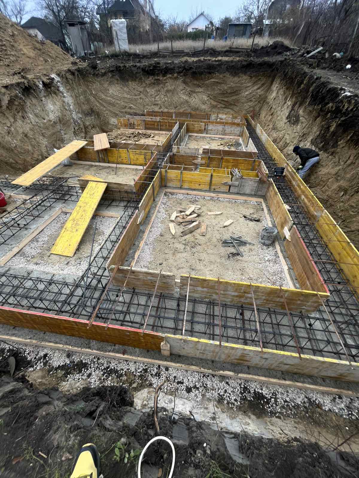 Fundație casă – cofraj și armare beton